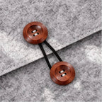 Premium 4-Pocket Thick Felt Sleeve for 10.5" eReader